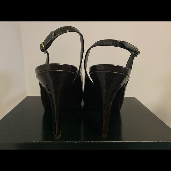 Lauren Ralph Lauren Patent Leather Heeled Sandals - Picture 3 of 5